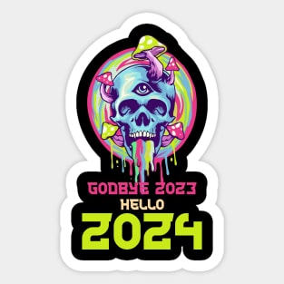 happy new year 2024 Sticker